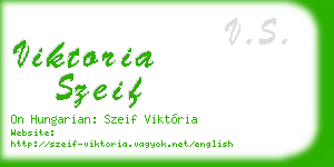 viktoria szeif business card